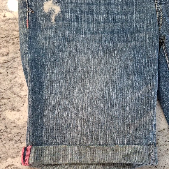 Aeropostale Distressed Blue Denim Shorts - Picture 6 of 16
